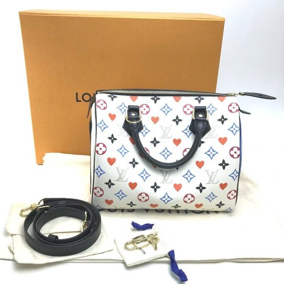 Authentic LOUIS VUITTON M57466 Game-On Collection Speedy-Bandouliere 25 Hand Bag - Picture 1 of 10
